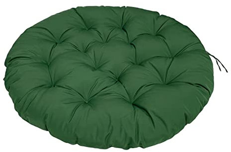 Extra großes rundes Papasan-Sitzkissen, Bodenkissen für Drehstühle für Innen- und Außenbereich, Garten, Papasansessel, Ersatzkissen