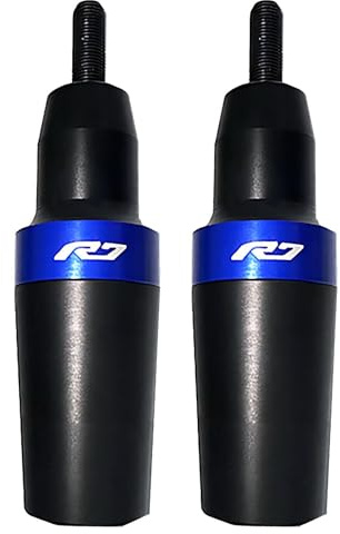 Blue Frame Sliders Fit for Yamaha R7 YZF-R7 (2021-2025) - High-Grade Stainless Steel Crash Protection Pad, No-Cut Motorcycle Accessories