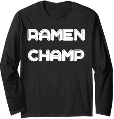Comedor de Sopa de Fideos Ramen Champ Manga Larga