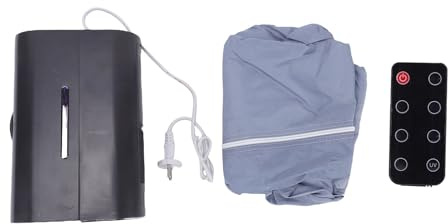 Secadora de Ropa Portátil, Mini Secadora Eléctrica Plegable con Temporizador y Control Remoto, Secadora Compacta para Viajeros, Apartamentos Pequeños, RV y Camping (GREY)