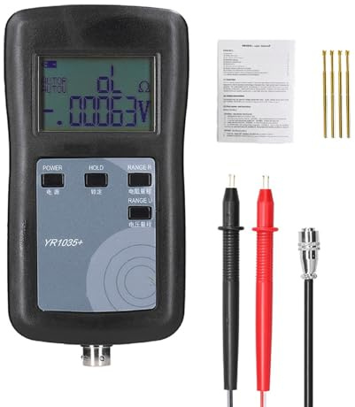 Wodsty YR1035 Analizzatore di batteria digitale tester di resistenza interna, 2000mAh, alta per misuratore di tensione di precisione per batterie al litio, alcaline e NiMH