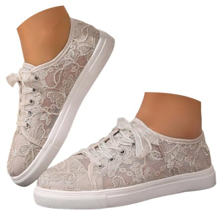 Baskets traditionnelles pour femme, chaussures de festival, chaussures de sport blanches, chaussures élégantes Dirndl, chaussures d'été confortables, chaussures d'été pour femme, baskets en dentelle
