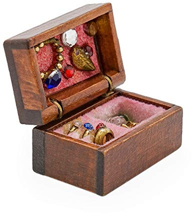 Odoria 1/12 Scale Dolls House Miniature Jewellery Box Dollhouse Accessories, A