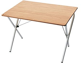 Snow Peak Single Action Camping Table, Portable Dining and Game Outdoor Table - Medium