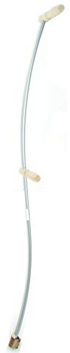 POKM Toolsmarket GmbH Sensenstiel Sensenbaum aus Metall - Länge 153 cm mit Sensenring Sensenworb Sense