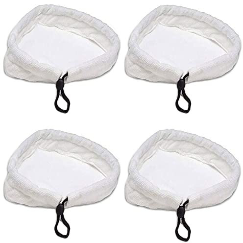 4 Fregona de Vapor de Reemplazo Almohadillas, Microfibra de Vapor de Mopas Almohadillas, Almohadillas para Escoba de Vapor Universal Triangular, para Fregona a Vapor, Limpieza Doméstica, Universal