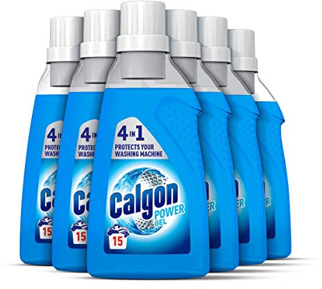Calgon Gel 4 in 1 addolcitore per lavatrice 750 ml, confezione da 6, 6 x 750 ml