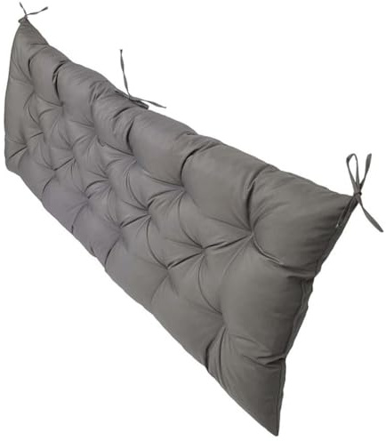Gartenbank Auflage Sitzkissen 150x50 120x50 100x50 Gartenbank Kissen 150 Sitzauflage Gartenstuhl Sitzkissen Bank Outdoor Bankkissen Bankauflage Stuhlkissen Bankpolster(Dark Grey,150x50 cm 59x20 in)