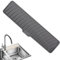 Silicone Faucet Mat, Kitchen Sink Splash Guard, Silicone Draining Mat Around Tap, Faucet Handle Drip Catcher Tray, Sink Protector Mat, Extended Sink Faucet pad Splash Guard for Countertop (Gray)