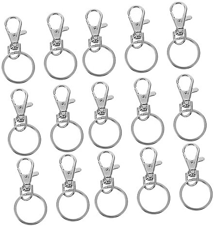 IWOWHERO 40stücke Teiliges Schlüsselanhänger Clips Und Karabinerhaken Für Taschen Rucksäcke Anti- Design Sicherer Verschluss Für Vielseitige Anwendungen