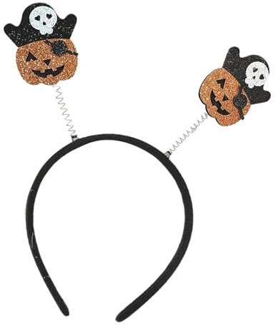 TERNCOEW Halloween-Party-Haarband, Totenkopf, Schleife, Stirnband, Cosplay-Kostüm, Kopfschmuck, Familientreffen, Themenparty, Requisiten, Kopfbedeckung