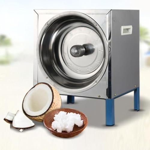 JXYQ 300W Vertical Coconut Scraper Machine, Electric Coconut Grater, Commercial Coconut Shredded, for Coconut Processing Store, Restaurant