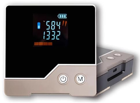 Vituord Livella Digitale a Doppio ASSE, Goniometro Elettronico di Precisione, Precisione 0,01 Mm/m/0,02 Mm/m, con Bluetooth, Uscita Dati, Ricaricabile