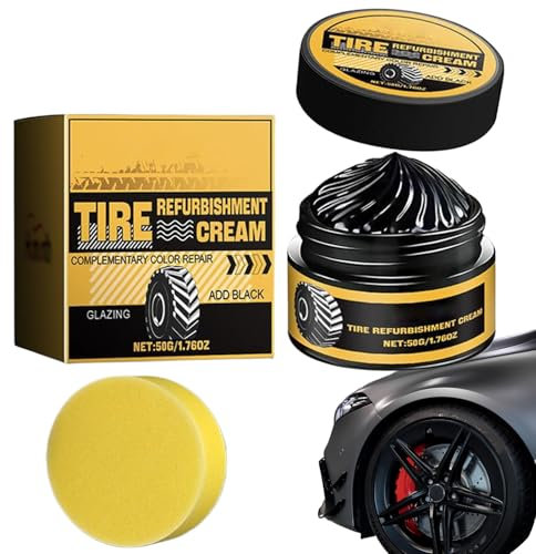 La brillance des pneus protège le caoutchouc et les pneus, mat satiné brillant des pneus, gel brillant pour pneus noir profond, kit d'entretien des pneus, gel pour pneus pour noir intense