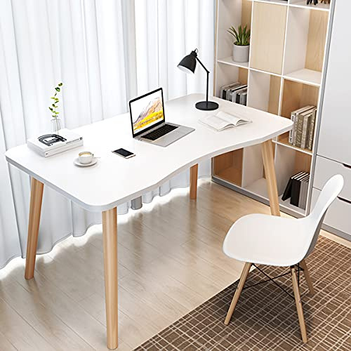 WXJHL Modern Computer Desk Home Office Writing Table, Simple Style Cute Desks for Small Spaces Makeup Dressing Table for Bedroom, Study Living Room