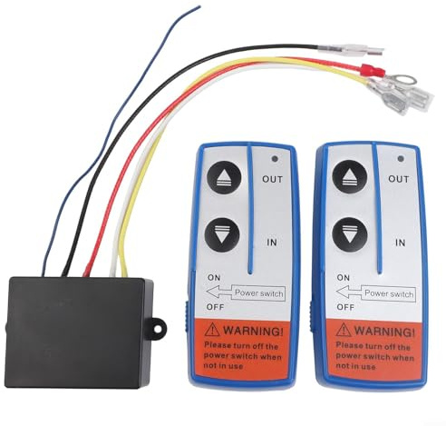 Relais de commande de treuil 12 V 500 A, contacteur solénoïde avec kit de télécommande sans fil, ensemble de relais de commande pour treuil électrique modèle 4450