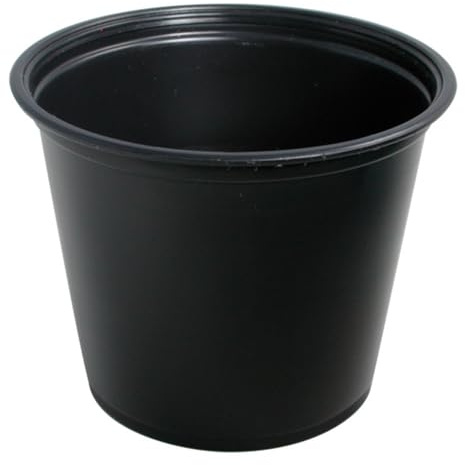 Terrina Piccola Per Microonde - 165 Ml. Ø 5/7,4X6 Cm Nero Pp - 250 Unità