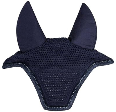 Kentucky - Fliegenhaube Wellington Glitter soundless dunkelblau