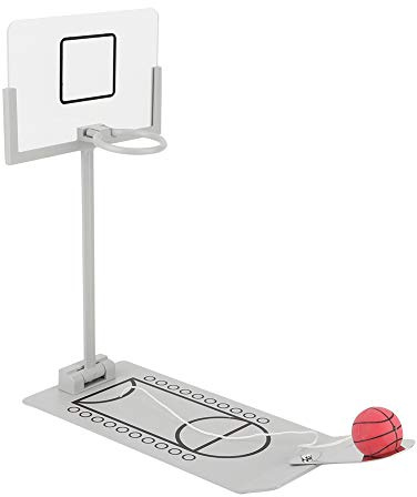 Ftory Jouet de Jeu de Basket-Ball de Table - Miniature Bureau Ornement de Bureau décoration Panier de Basket-Ball Jouet Jeu de société pour Les Amateurs de Basket