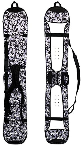 Anti-Rutsch- und Anti-Rost Der Furnier-Abdeckung Tragbare Outdoor-Snowboard-Hülle Soft-Cover-Tasche Snowboard-Zubehör Tasche Strap-Schutz Wasserdicht Schutzausrüstung,Camo,XXL(170CM)
