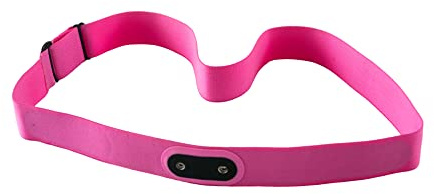 Rich Green Valley Chest Strap fits for Smart Heart Rate Belt, Soft Adjustable Standard Heart Rate Monitor Replacement Chest Strap Standard (Pink)