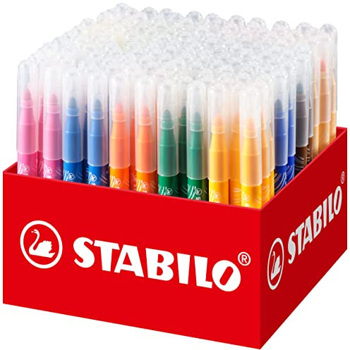 STABILO - Filzstift - power max - 140er Pack - mit 18 verschiedenen Farben