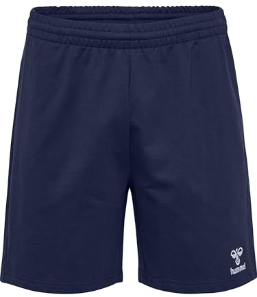 hummel Verstellbare Taille Kurze Hose Hmlgo Herren | Bio-Baumwolle | nachhaltige Materialauswahl | Elastischer Bund für eine perfekte Passform | Regular Fit | unifarben