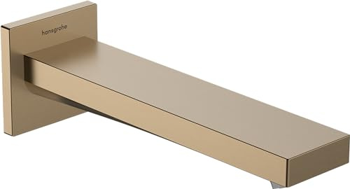 hansgrohe Tecturis E - Badewanneneinlauf, Wanneneinlauf mit Auslauf Länge 210 mm, Badewannenarmatur, Brushed Bronze