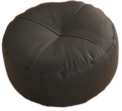 LOVIVER Cojín de Suelo, cojín de Suelo, Tatami Redondo, Lavable, cómodo cojín de Asiento de puf, cojín de Asiento de Silla para Sala de Estar, Yoga, Negro