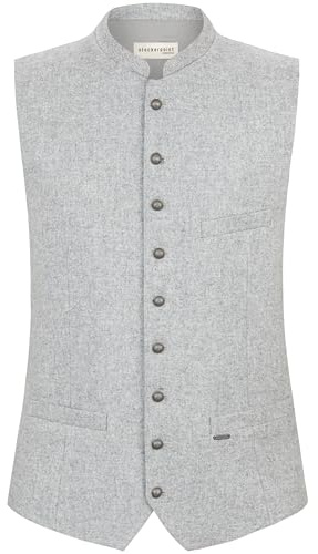 Stockerpoint Chaleco tradicional Devito, gris claro, 46