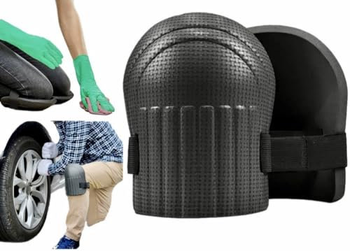 Professionelle Knieschoner für die Arbeit, Kniepolster mit Gurten und einfacher Befestigung. Konstruktion, Gartenarbeit, Mechaniker, Schweißer, Haus, Klempnerei usw.