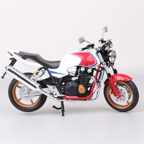 HFMXZHI Motorrad-Modell 1:12 Motorrad Metall Modell Sammlung Simulation Druckguss Geschenke Für H-ONDA CB 1300SF Super Four(Rosso)