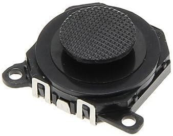 Black Replacement Parts Analog 3D Button Thumbstick Stick Joystick Rocker with Cap for Accessories PSP 1000 1001，PSP Accessory Kits