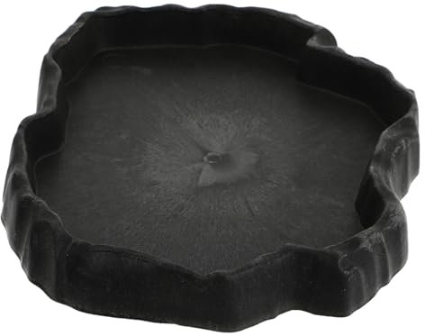 INOOMP Praktischer Wassernapf für Reptilien Eidechsen und Geckos Anti Flucht Trinkschüssel Platzsparend und Einfach zu Reinigen für Terrarien