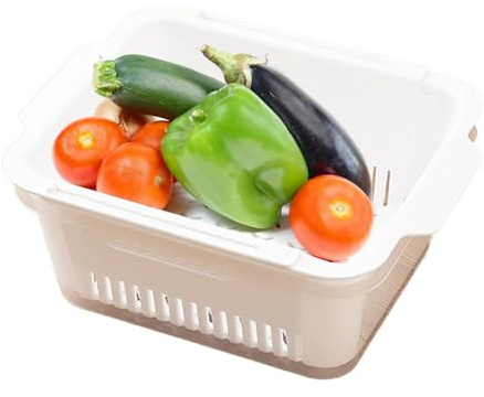 Scolapasta da cucina – Cestello scolapasta regolabile da sopra il lavello | Scolapasta a doppio strato per lavare le verdure, cestino scolapiatti per cucina, da cucina multiuso