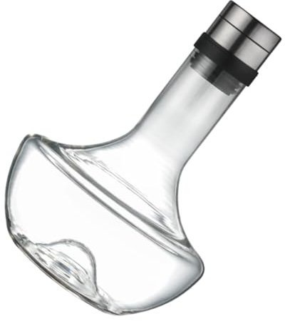 Cabilock 1 Pz caraffa di decanter per vino con coperchio risparmiatore vino carafe Decanter Whisky decanter per vino a spirale decanter domestico decanter per vino portatile Bicchiere