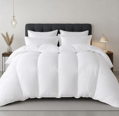 MK Home Textile Hotel Quality King Size Duvet 10.5 Tog All Season Quilt Ultra-Soft Fluffy Hollowfibre Anti-Allergy King Size Bed Duvet Machine Washable