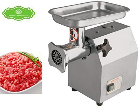 Hanchen 220KG/H Table Meat Grinder Electric Meat Mincer Sausage Maker Meat Stuffing Machine Commericial Stainless Steel Electric Meat Grinder Automatic Meat Cutting Machine (220V, C22A)