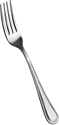 Salvinelli Queen Set Forchette Frutta Acciaio Inox 18/10, Forchetta da Frutta 12 Pezzi, Spessore 2,5 mm, Made in Italy, Finitura lucida