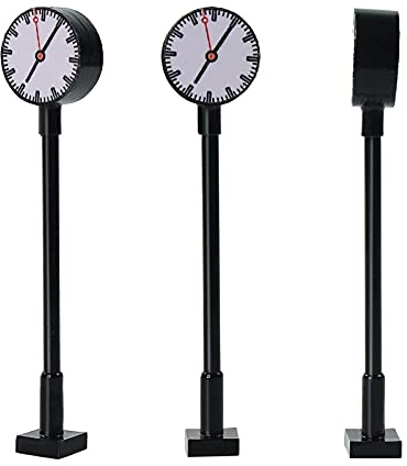 LQS62HO Neu 3 STK. H0 Bahnhof Uhr Modell bahnleuchten DB Beleuchtung Lampe