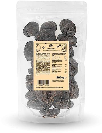 KoRo - Albicocche al cioccolato fondente formato prova 500 g - Delizioso snack vegano senza zuccheri aggiunti