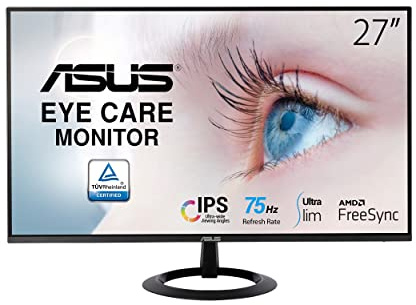 ASUS VZ27EHE Eye Care Datorskärm, Svart, 27