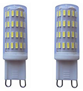 Lampadine 12V 24V AC/DC lampadina LED G9, 5W 63LED 4014, 400-450 lumen, 3000K / 6000K, for RV Camper Marine, Power Light solare e fuori dalla griglia 2 pack illuminante GUIDATO Bulbi