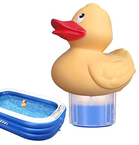 Clorinatore d'anatra – Pool Chlorinator Tablet | Clorinatore d'anatra con portata regolabile per la pulizia profonda delle piscine Lingjiong