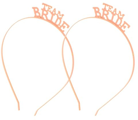 Healeved 6 Stück Set Hair-Reifen Kreativer Haarschmuck Buchstaben Design Bridal Chic Stirnband FüR Hochzeit Party Damen ZubehöR