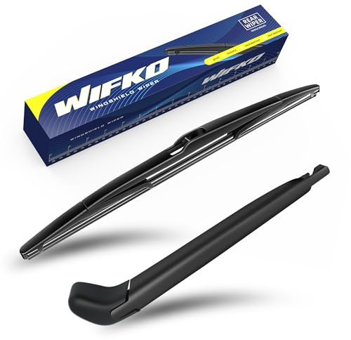 Heckwischerarm + Wischerblatt Scheibenwischer für Ford Focus MK2 2004-2010 | Scheibenwischer Hinten. Set mit Wischerarm und Ersatzblatt. Heckscheibenwischer, Set für Heckwischer, Passt nicht für Turnier