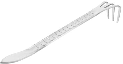 OFFSCH Rastrello in Manuale Per Giardinaggio Design Antiscivolo Per Presa Sicura Attrezzo Versatile Per Manutenzione Bonsai e Aerazione Terreno Denti Robusti Leggero e Trasportabile