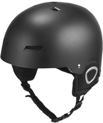 harayaa Ski Helmet Skateboard Helmet Removable Snowboard Helmet Snow Helmet for Outdoor Rock Climbing Winter Sports Roller Skating, Black M
