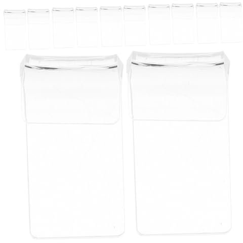 QUMIIRITY Vinyl Record Wall Shelf Acrylic Display Rack Wall-mounted Record Holder Organizer for Vinyl Albums and Photos 12pcs Set