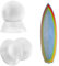BOXOB 2stk Surfboard Wachs-Entferner Werkzeug, Ergonomisch Surfwachs Schaber Effektives Surfzubehör für Schnelle Reinigung von Klebrigen Unebenheiten Geschenk für Surfer (Transparent)